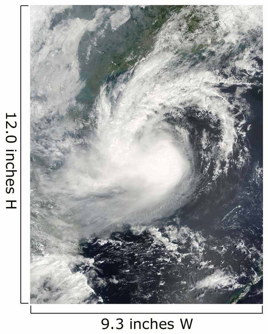 Tropical Storm Parma Approaching Wall Decal