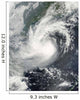 Tropical Storm Parma Approaching Wall Decal