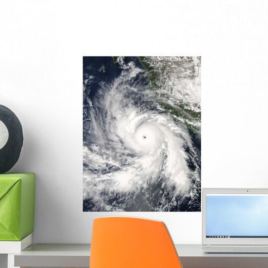Hurricane Rick Hovers over Wall Decal