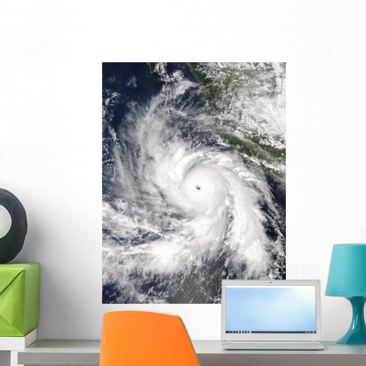 Hurricane Rick Hovers over Wall Decal