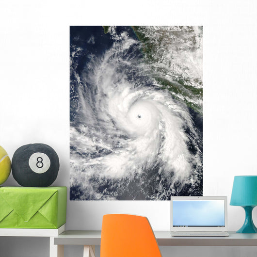 Hurricane Rick Hovers over Wall Decal