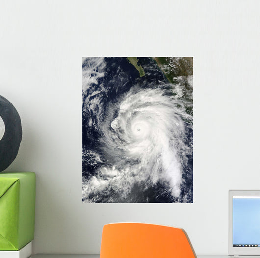 Hurricane Rick Southwest Baja Wall Decal
