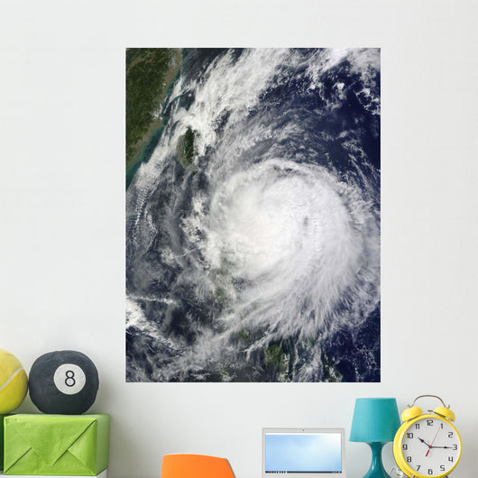 Typhoon Lupit off Philippines Wall Decal