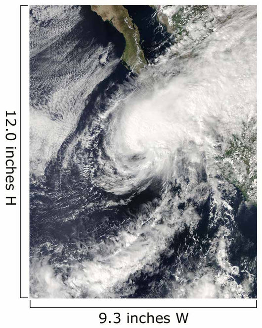 Tropical Storm Rick Approaching Wall Decal