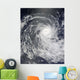 Cyclone Anja over Southern Wall Decal