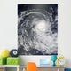 Cyclone Anja over Southern Wall Decal
