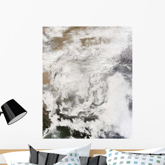 Heavy Snowfall China Wall Decal