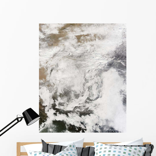 Heavy Snowfall China Wall Decal