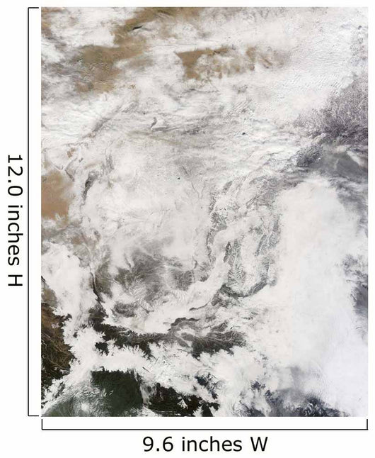 Heavy Snowfall China Wall Decal