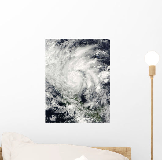 Hurricane Ida over Nicaragua Wall Decal