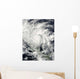 Hurricane Ida over Nicaragua Wall Decal