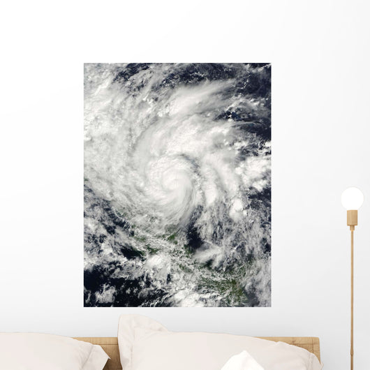 Hurricane Ida over Nicaragua Wall Decal
