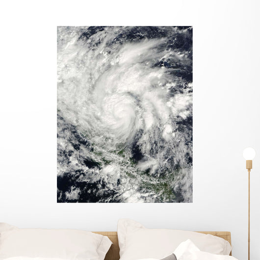 Hurricane Ida over Nicaragua Wall Decal