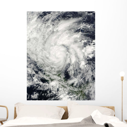 Hurricane Ida over Nicaragua Wall Decal