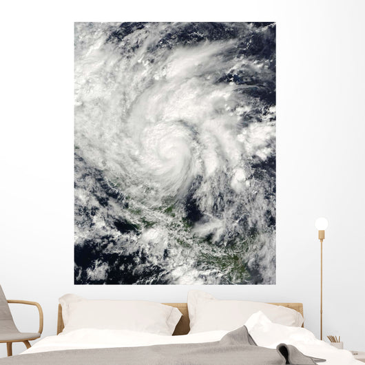 Hurricane Ida over Nicaragua Wall Decal