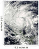 Hurricane Ida over Nicaragua Wall Decal