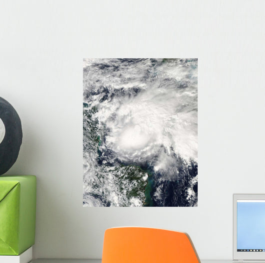 Tropical Storm Ida Caribbean Wall Decal Design 2