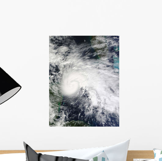 Tropical Storm Ida Caribbean Wall Decal Design 1