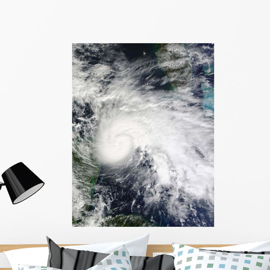 Tropical Storm Ida Caribbean Wall Decal Design 1