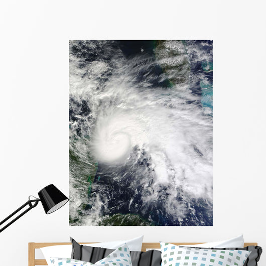 Tropical Storm Ida Caribbean Wall Decal Design 1