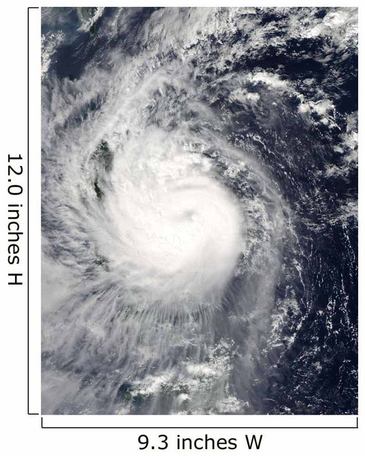 Typhoon Mirinae Heading West Wall Decal