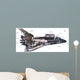 Illustration Orbiter Cutaway Space Wall Decal
