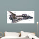 Illustration Orbiter Cutaway Space Wall Decal