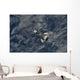 Space Shuttle Atlantis Backdropped Wall Decal Design 5