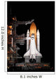 Space Shuttle Atlantis Sits Wall Decal Design 2