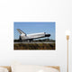 Space Shuttle Atlantis Touches Wall Decal Design 4