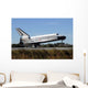 Space Shuttle Atlantis Touches Wall Decal Design 4
