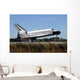 Space Shuttle Atlantis Touches Wall Decal Design 4