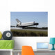 Space Shuttle Atlantis Touches Wall Decal Design 2