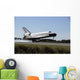 Space Shuttle Atlantis Touches Wall Decal Design 2