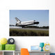 Space Shuttle Atlantis Touches Wall Decal Design 2