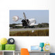 Space Shuttle Atlantis Unfurls Wall Decal Design 3