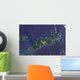 True-color Image Tortola and Wall Decal