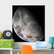 Color Mosaic Earth's Moon Wall Decal