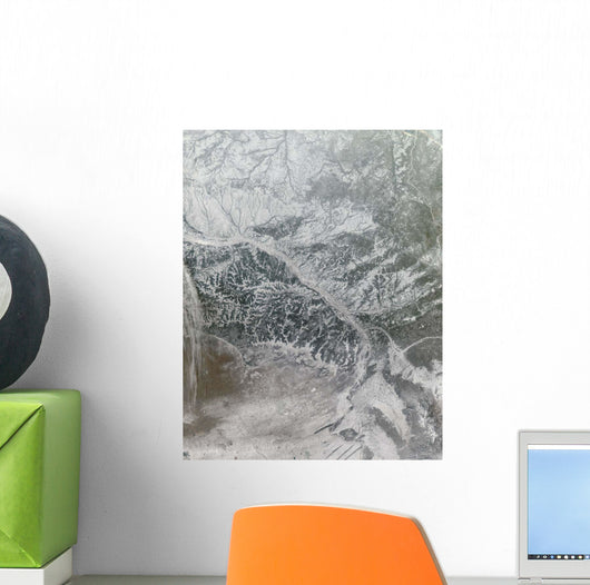 Snowy and Hazy Central Wall Decal