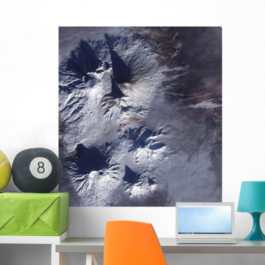 Bezymianny Volcano Exhibits Modest Wall Decal
