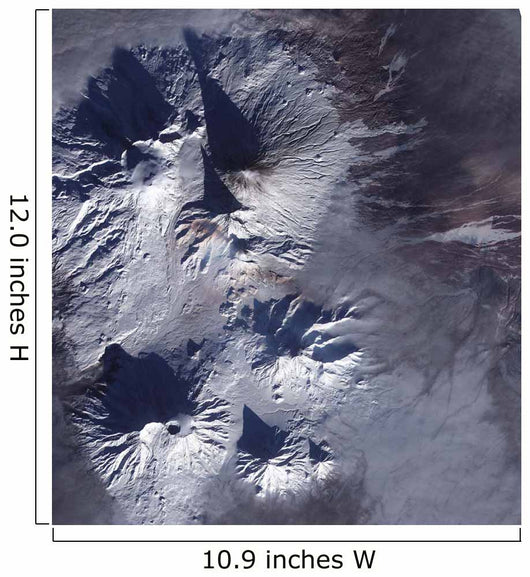 Bezymianny Volcano Exhibits Modest Wall Decal