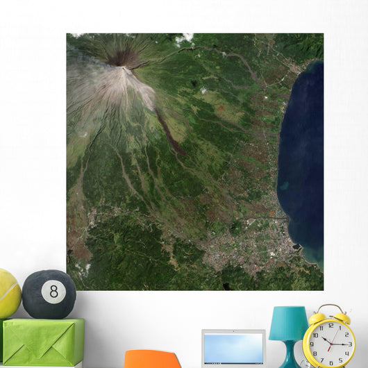 Natural-color Image Mayon Volcano Wall Decal
