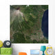 Natural-color Image Mayon Volcano Wall Decal