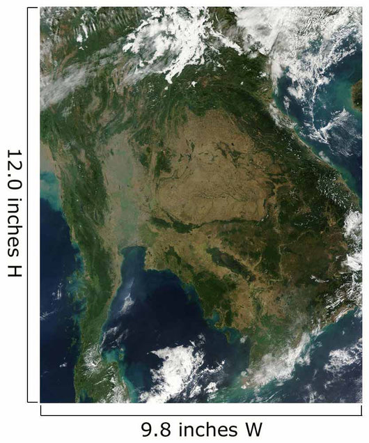 Satellite Indochina Wall Decal