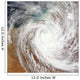 Cyclone Laurence Moves Far Wall Decal