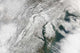Satellite Massive Nor'easter Snow Wall Decal