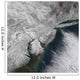 Satellite Nor'easter Snow Storm Wall Decal