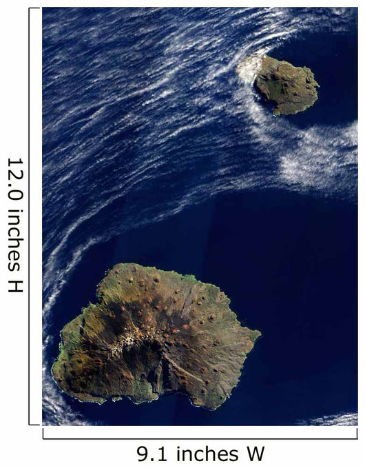 Satellite Prince Edward Islands Wall Decal
