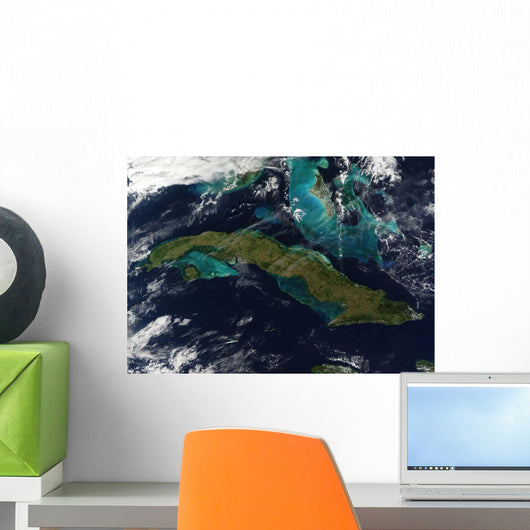 Satellite Cuba Wall Decal