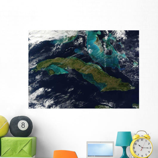 Satellite Cuba Wall Decal